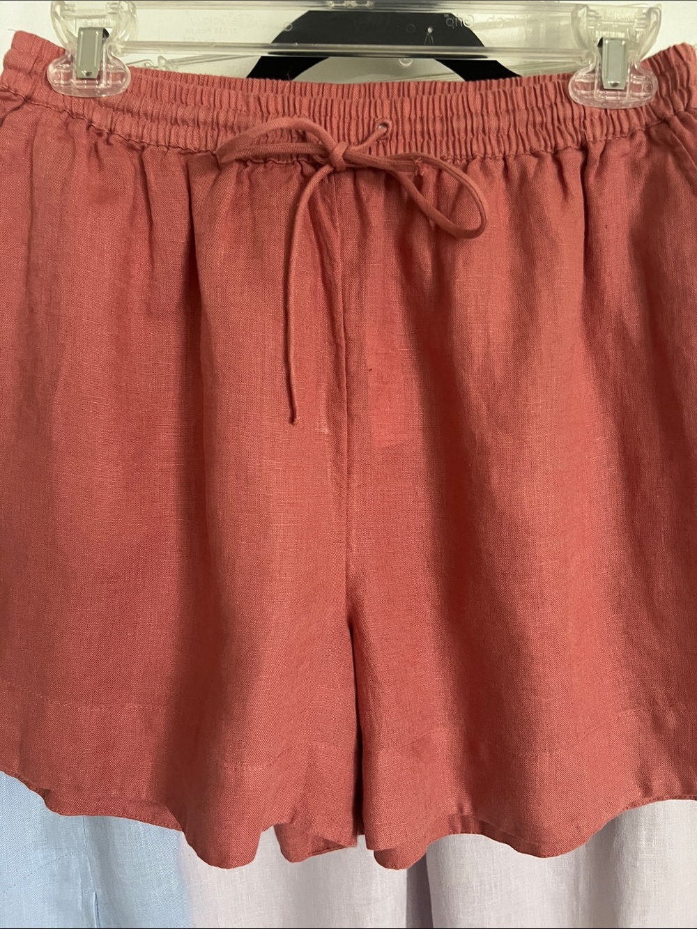 Talbots Haven Linen Shorts in Dusty Pink Coral NWT - Picture 9 of 10